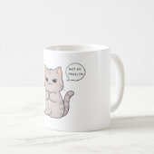 Mug Chat imperturbable "Pas Mon Problème" Design Amusa (Devant droit)