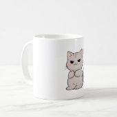 Mug Chat imperturbable "Pas Mon Problème" Design Amusa (Devant gauche)