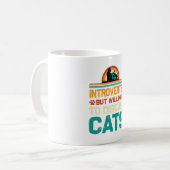 Mug chat introverti (Devant gauche)