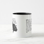 Mug Chat italien de dictionnaire (Centre)