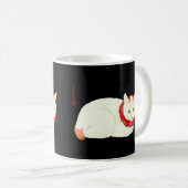 Mug Chat japonais blanc et gingembre (Devant droit)
