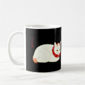 Mug Chat japonais blanc et gingembre (Gauche)