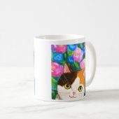 Mug Chat japonais Calico avec joli Amoureux des chats (Devant droit)