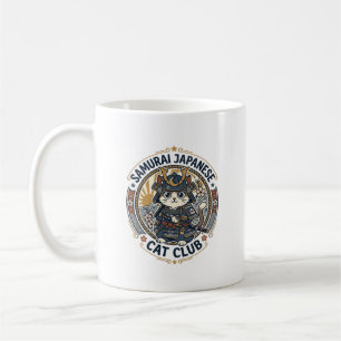 Mug Chat japonais samouraï Art vectoriel POD - Samoura
