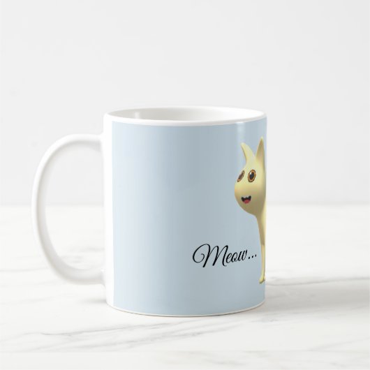Mug Chat Jaune (Gauche)