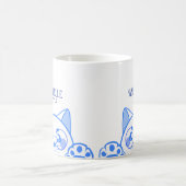 Mug Chat Joli Avec Lunettes Rondes (Centre)