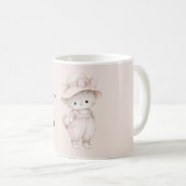 Mug Chat joli en rose (Devant droit)