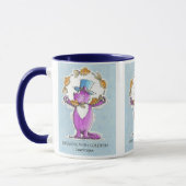 Mug Chat jonglant avec le poisson rouge (Gauche)