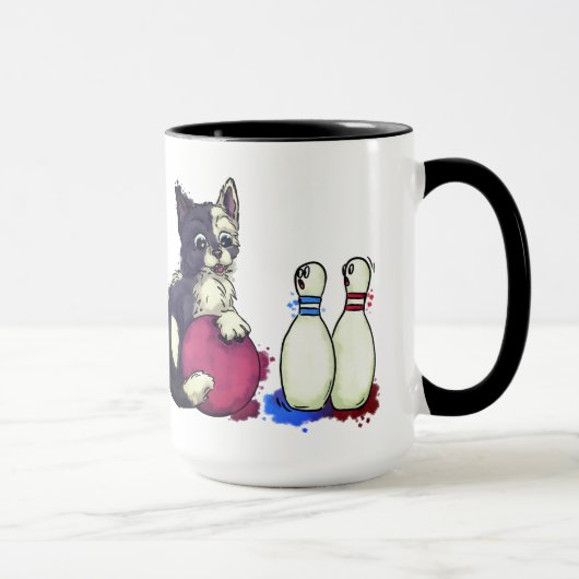 Mug Chat jouant au bowling (Droite)
