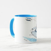 Mug Chat Jouant Kite, Louis Wain (Devant gauche)