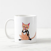 Mug Chat jouant la clarinette (Gauche)