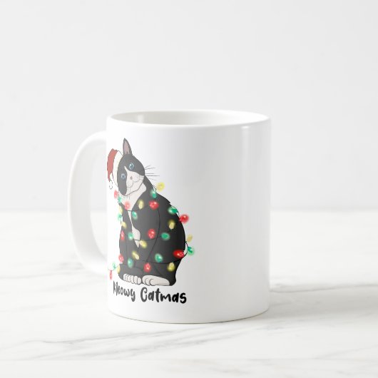 Mug Chat Joyeux Catmas (Devant gauche)