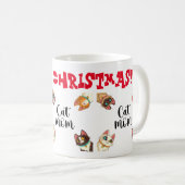 Mug Chat Joyeux Noël (Devant droit)