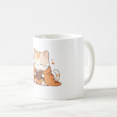Mug Chat Kawaii de Lecture Confortable Design de Chato (Devant droit)