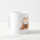 Mug Chat Kawaii de Lecture Confortable Design de Chato (Devant gauche)