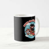 Mug Chat Kawaii Ninja | Ride Le Dragon (Devant droit)