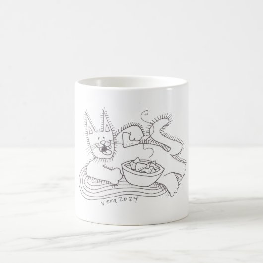 Mug Chat Kitsa Perogie Pyrohy Varenyky Ukrainien (Centre)