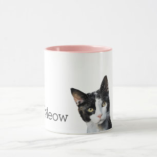 Mug Chat Kitty Blanc Noir
