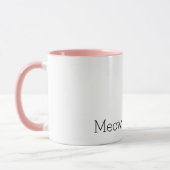 Mug Chat Kitty Blanc Noir (Gauche)