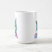 Mug Chat Kitty Bleu Mignon Personnalisé (Centre)