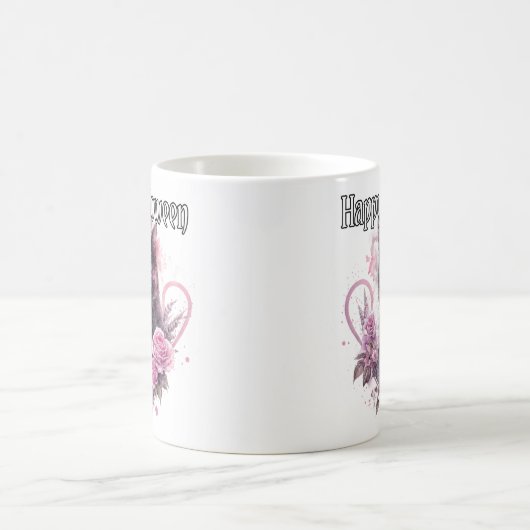 Mug Chat Kitty noir | Bonne Halloween (Centre)