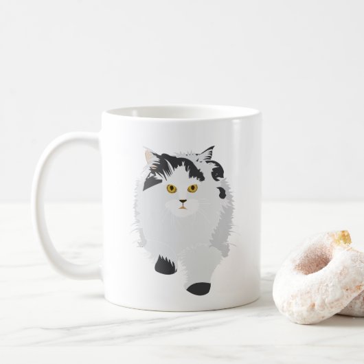 Mug Chat Kitty Persan (Avec donut)