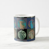 Mug Chat Lady Multi Chats assis Thunder_Cove (Devant droit)