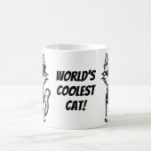 Mug Chat le plus frais du monde avec lunettes de solei (Centre)