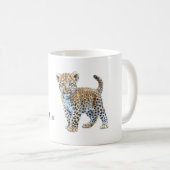Mug Chat Léopard de Safari Animal (Devant droit)