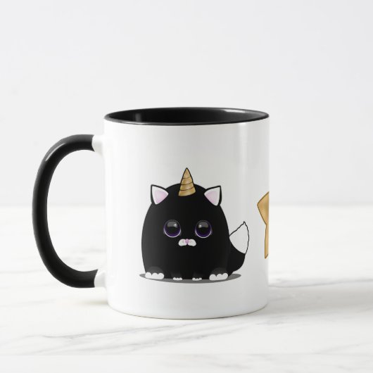 Mug Chat Licorne Mignon (Gauche)