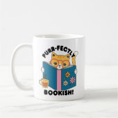 Mug Chat livresque parfaitement (Gauche)