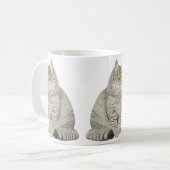 Mug Chat Longhair Tabby (Devant gauche)