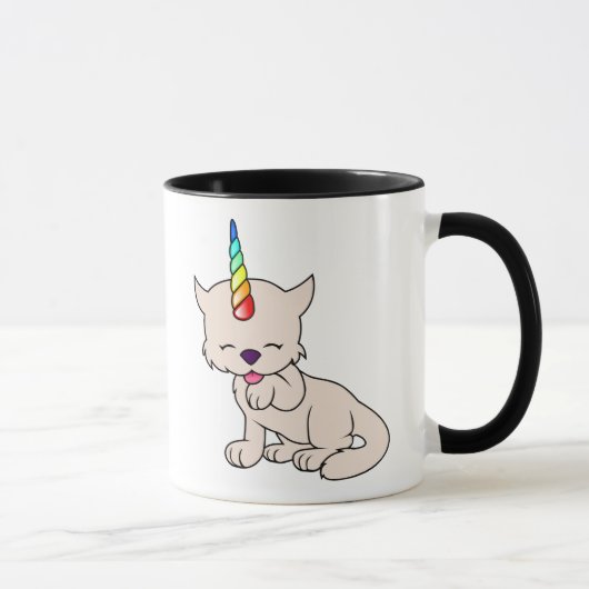 Mug Chat magique = Kittycorn de licorne (Droite)