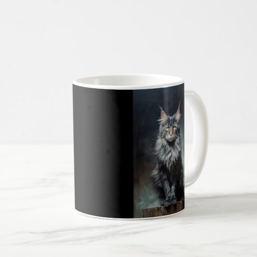 Mug chat Maine Coon (Devant droit)