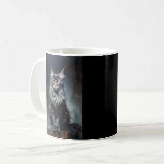 Mug chat Maine Coon (Devant gauche)