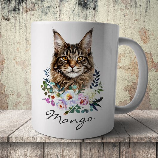 Mug Chat Maine Coon