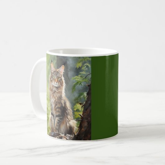 Mug chat Maine Coon (Devant gauche)