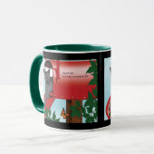 Mug Chat malicieux dans une boîte aux lettres rouge hu (Devant gauche)