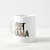 Mug Chat Mama Chat Maman Chemise (Devant gauche)