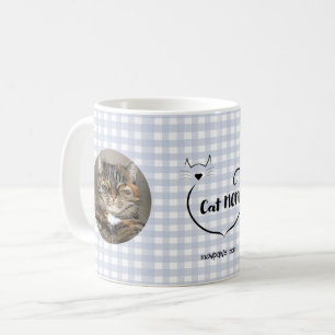 Mug Chat Maman aime la forme et le script simple