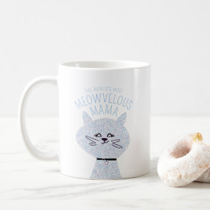 Mug Chat Maman Glamour Étincelant Meowvellieux