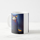 Mug Chat Masque Visage De Pluie De Nuit (Devant gauche)