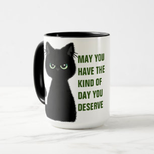 Mug Chat mécontent Sarcastique Humour Café Coca M