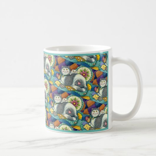MUG CHAT MÈRE & CUISINE, QUILTS EN PATCHWORK, PINCUSHI (Droite)