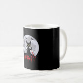 Mug Chat Meurtrier Avec Couteau, Chat Quel Halloween T (Devant droit)