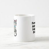 Mug Chat mignon "Attire Formel, Flair Félin" (Centre)
