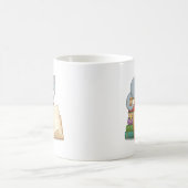 Mug Chat mignon au-dessus d'une citation de lecture de (Centre)