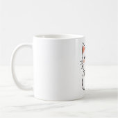 Mug Chat Mignon avec Nœud Papillon Design Kawaii (Gauche)
