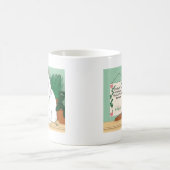 Mug Chat mignon blanc orange humour maison (Centre)