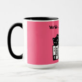 Mug Chat Mignon, Chat Drôle, Bibliothécaire Le Plu (Gauche)